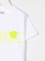 Moncler Enfant T-shirt met logoprint Wit - Thumbnail 3