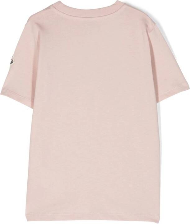 Moncler Enfant T-shirt met stippen Roze