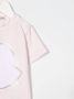 Moncler Enfant T-shirt verfraaid met logo Roze - Thumbnail 3