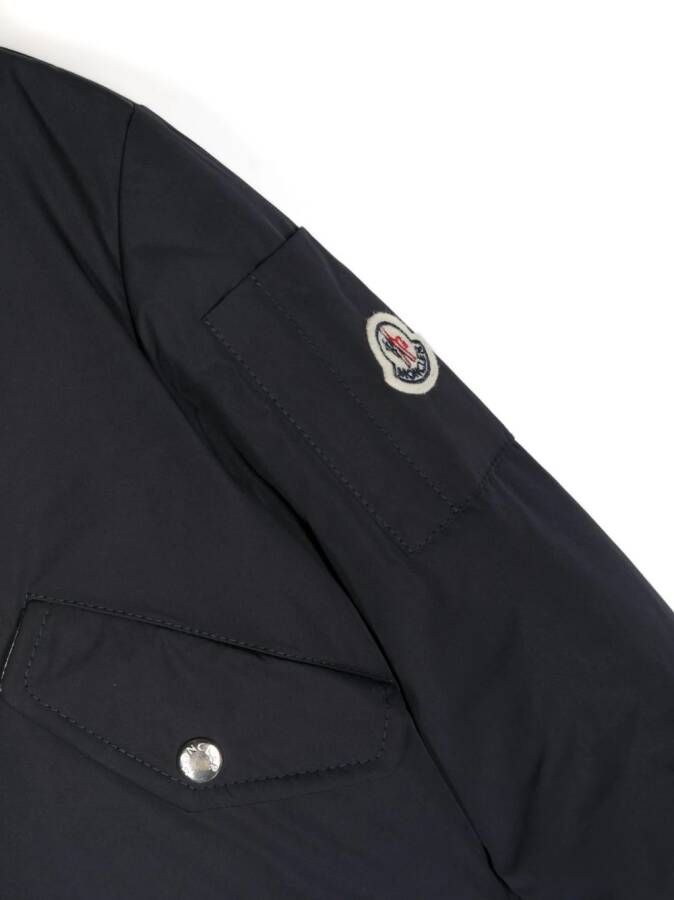 Moncler Enfant Gewatteerd donsjack Blauw