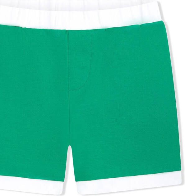 Moncler Enfant Trainingspak met shorts Groen