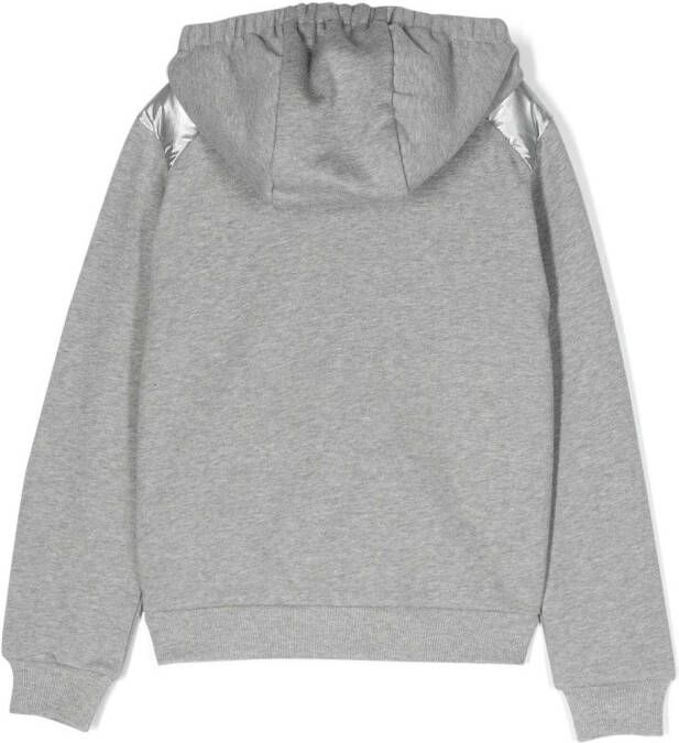 Moncler Enfant Fleece hoodie Zilver