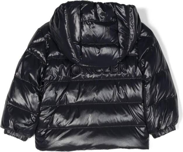 Moncler Enfant Jack met capuchon Blauw