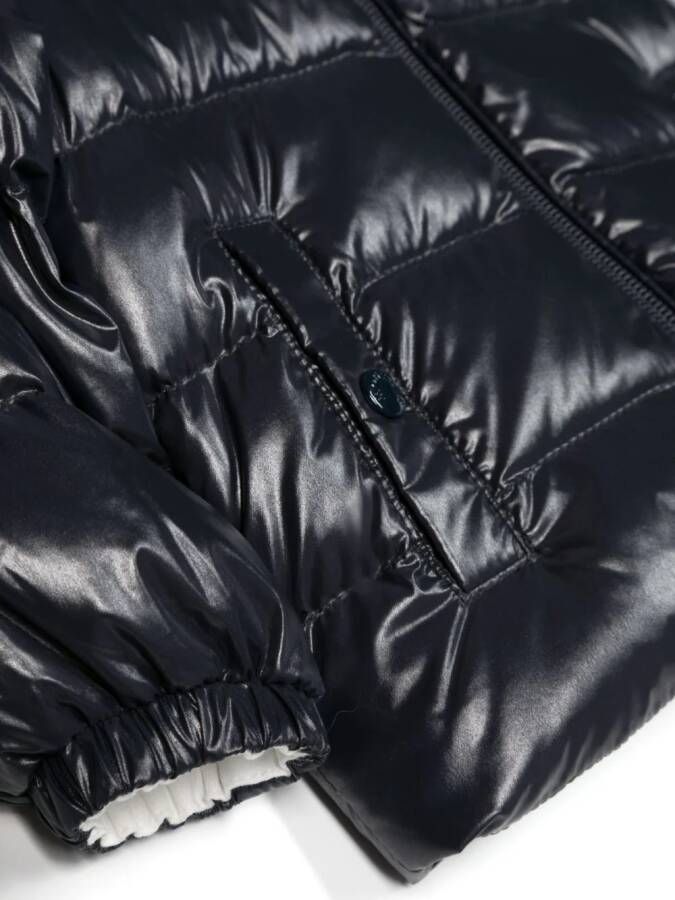 Moncler Enfant Jack met capuchon Blauw