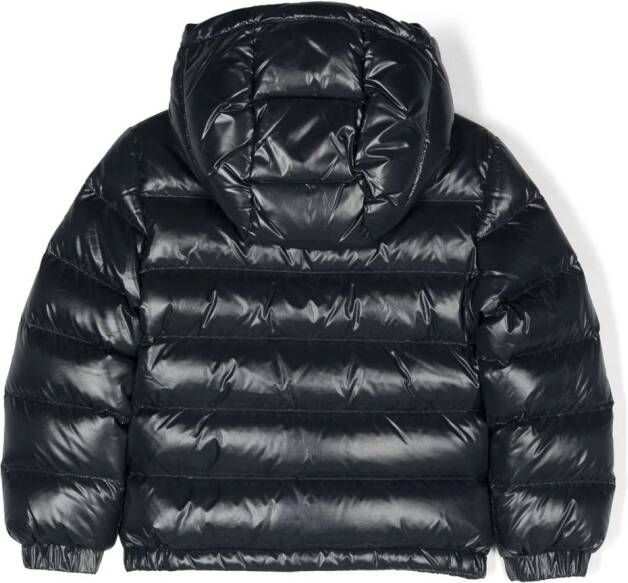 Moncler Enfant Jack met capuchon Blauw
