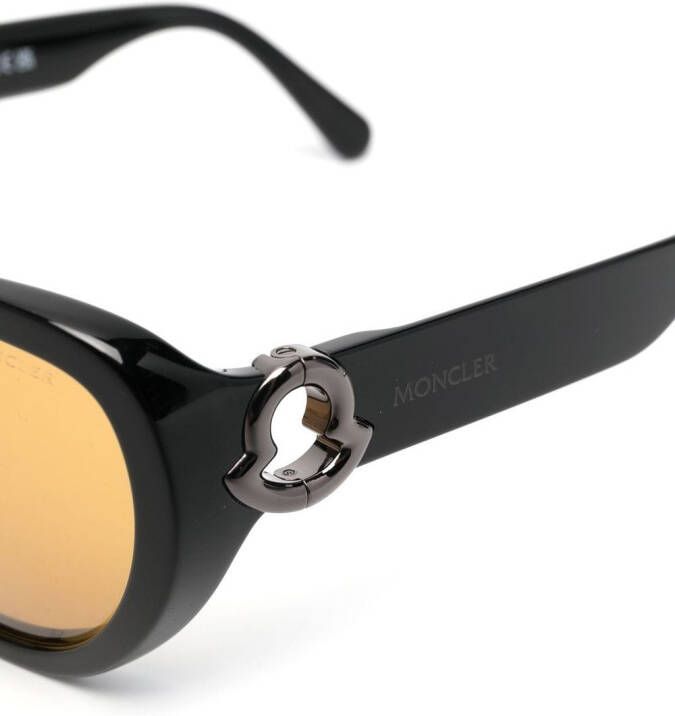 Moncler Eyewear Andozine zonnebril met piloten montuur Zwart