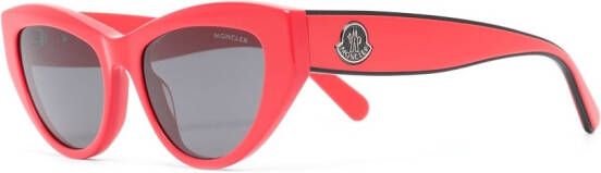 Moncler Eyewear Modd zonnebril met cat-eye montuur Rood
