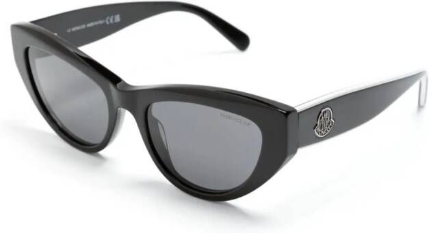 Moncler Eyewear Modd zonnebril met cat-eye montuur Zwart