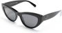 Moncler Eyewear Modd zonnebril met cat-eye montuur Zwart - Thumbnail 2