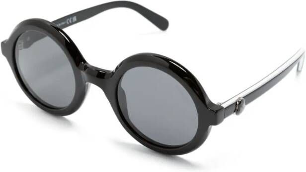 Moncler Eyewear Orbit zonnebril met rond montuur Zwart