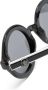 Moncler Eyewear Orbit zonnebril met rond montuur Zwart - Thumbnail 3