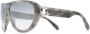 Moncler Eyewear Zonnebril met oversized montuur Grijs - Thumbnail 2