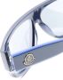 Moncler Eyewear Tronn zonnebril met logo Blauw - Thumbnail 3