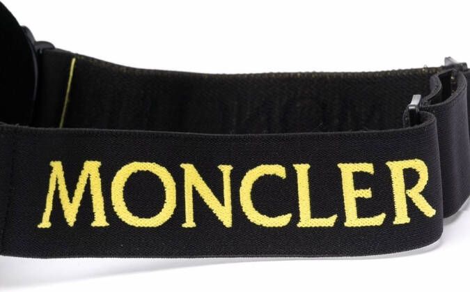 Moncler Eyewear Vaporice zonnebril met oversized montuur Zwart