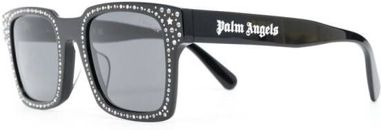 Moncler Eyewear x Palm Angels zonnebril met vierkant montuur Zwart