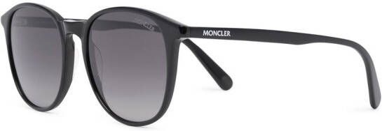 Moncler Eyewear Zonnebril met logoprint Zwart
