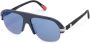 Moncler Eyewear Zonnebril met piloten montuur Blauw - Thumbnail 2