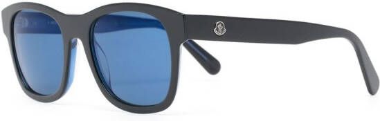 Moncler Eyewear Zonnebril met vierkant montuur Blauw