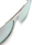 Moncler Eyewear Zonnebril met vierkant montuur Wit - Thumbnail 3