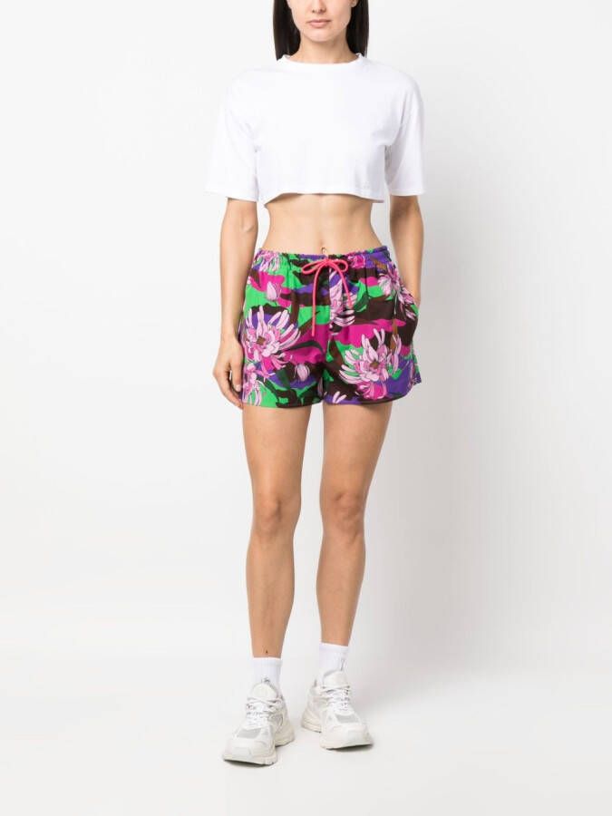 Moncler Shorts met bloemenprint Roze