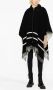 Moncler Cape met franje Zwart - Thumbnail 2