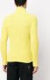 Moncler Geribbelde trui Geel - Thumbnail 4
