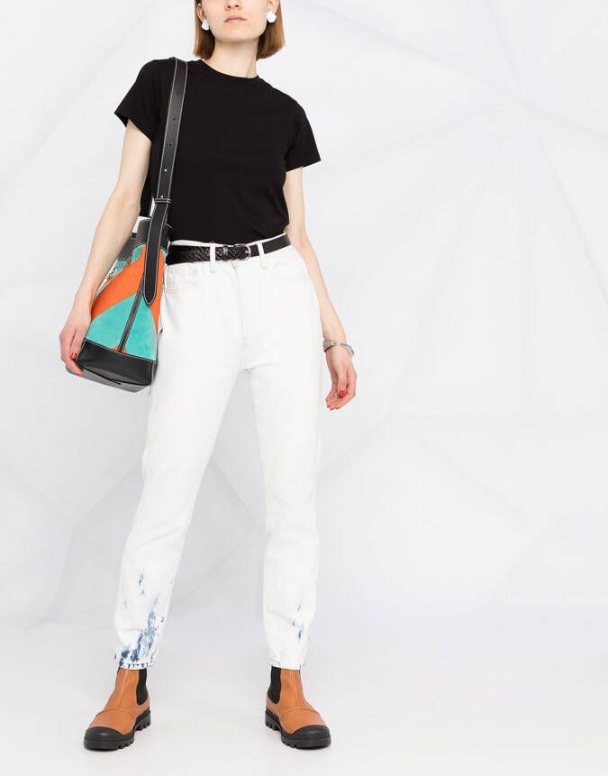 Moncler Getailleerd T-shirt Zwart