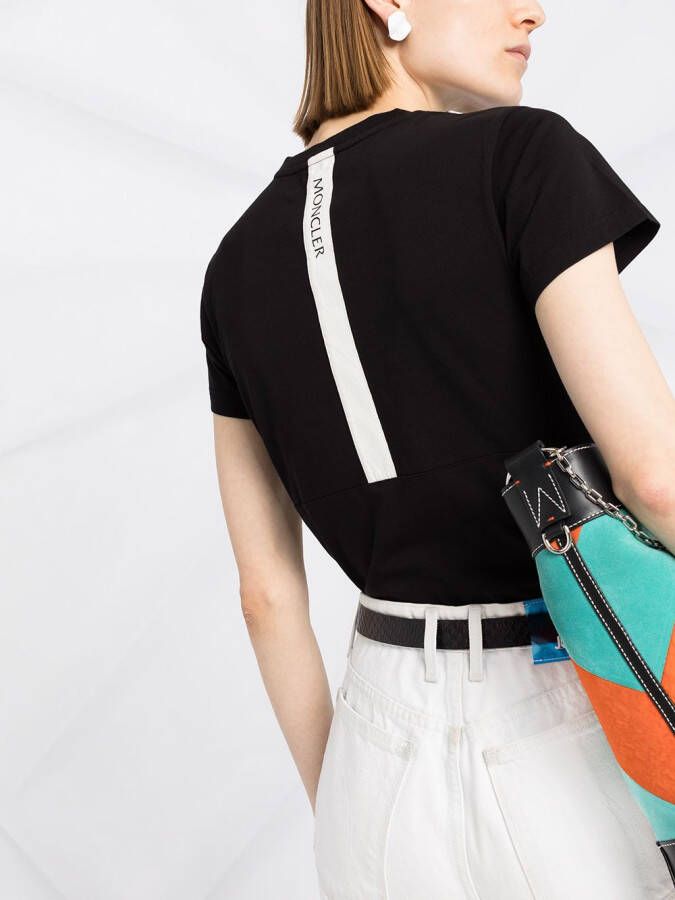 Moncler Getailleerd T-shirt Zwart