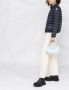 Moncler Gewatteerd donsjack Blauw - Thumbnail 4