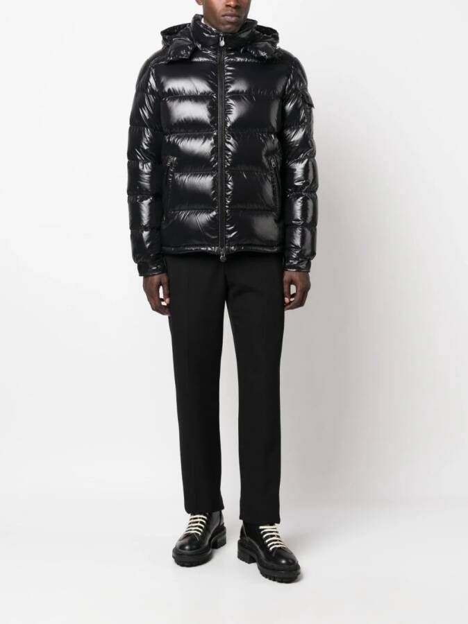Moncler Gewatteerd jack Zwart