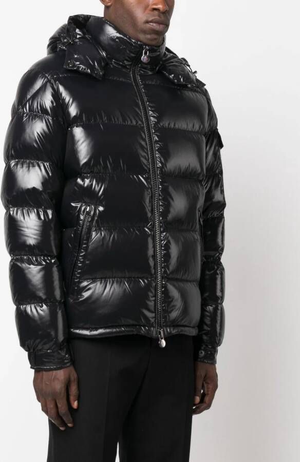 Moncler Gewatteerd jack Zwart
