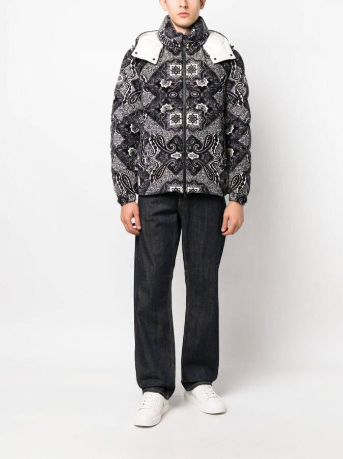 Moncler Jack met print Zwart