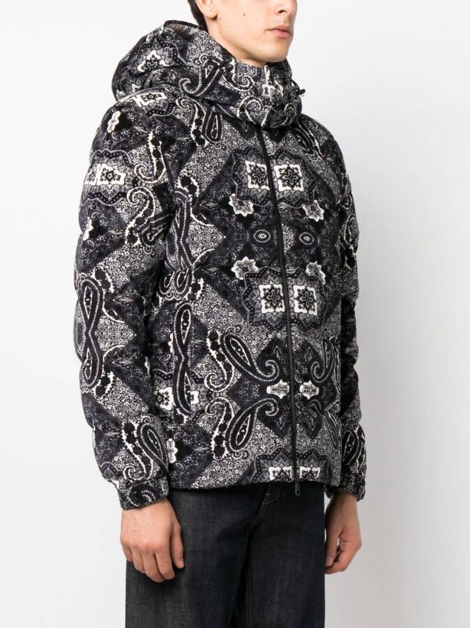 Moncler Jack met print Zwart