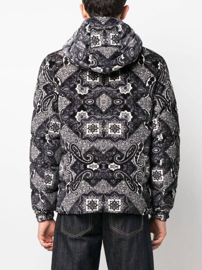 Moncler Jack met print Zwart