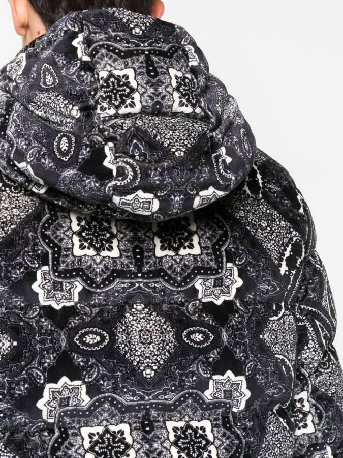 Moncler Jack met print Zwart