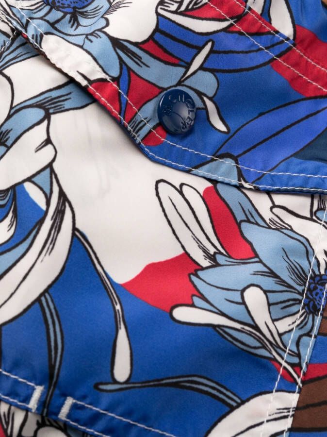 Moncler Zwembroek met print Blauw