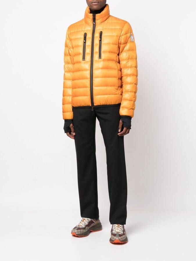 Moncler Grenoble Donsjack met logopatch Oranje