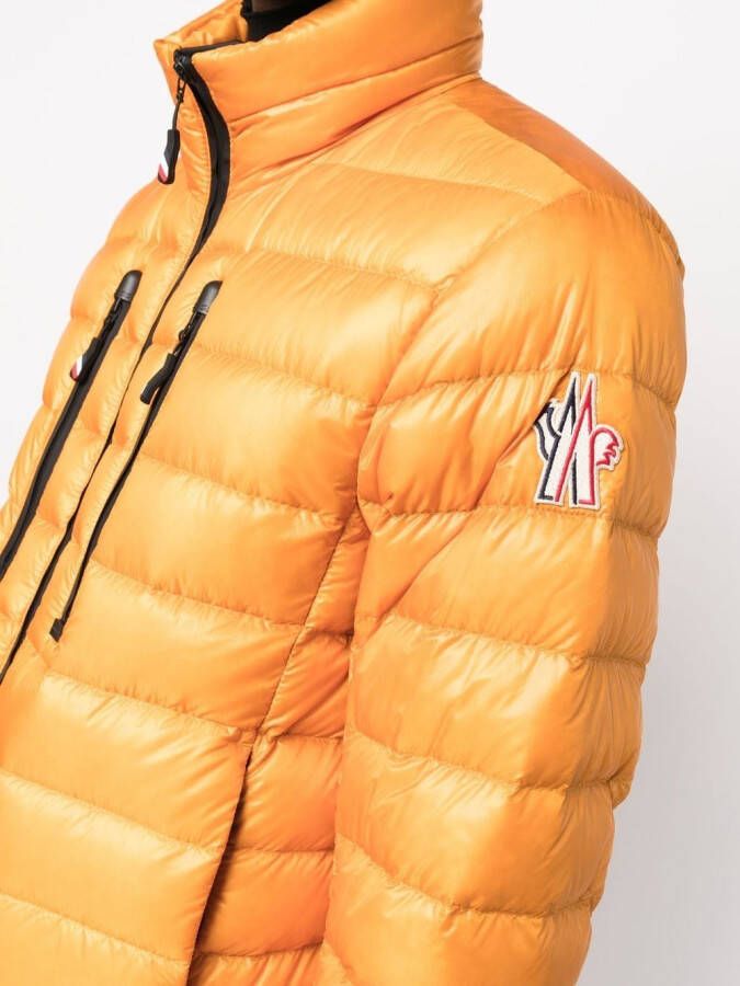 Moncler Grenoble Donsjack met logopatch Oranje