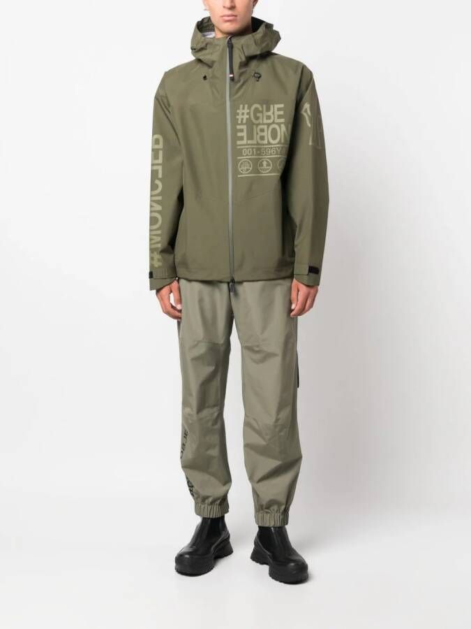 Moncler Grenoble Jack met capuchon Groen