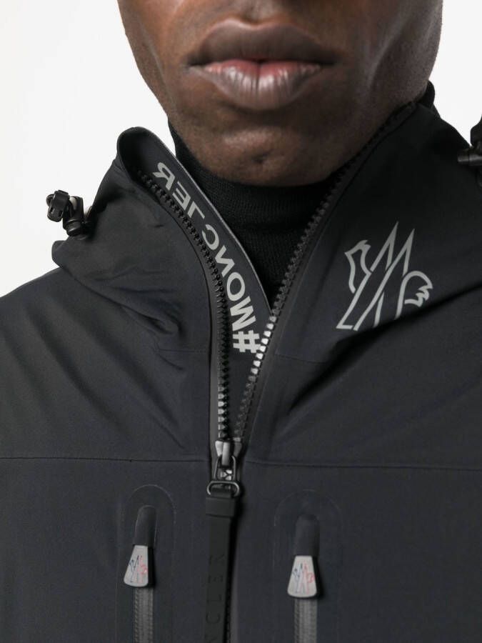 Moncler Grenoble Jack met logoprint Zwart