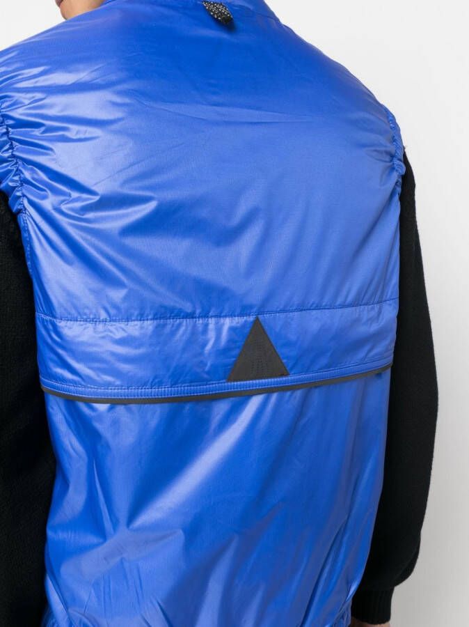 Moncler Grenoble Ollon gewatteerde bodywarmer Blauw