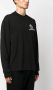 Moncler Grenoble Sweater met logoprint Zwart - Thumbnail 3