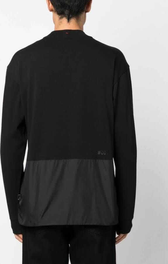 Moncler Grenoble Sweater met logoprint Zwart