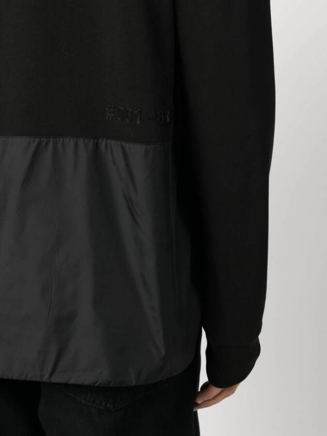 Moncler Grenoble Sweater met logoprint Zwart