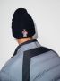 Moncler Grenoble Muts met logopatch Blauw - Thumbnail 2