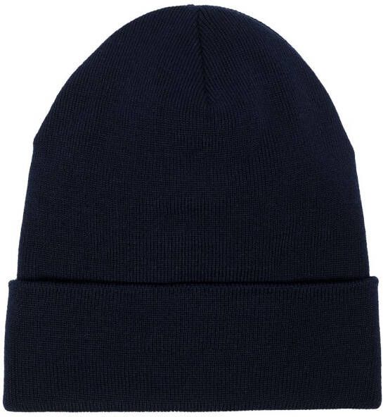 Moncler Grenoble Muts met logopatch Blauw