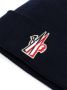 Moncler Grenoble Muts met logopatch Blauw - Thumbnail 4