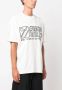 Moncler Grenoble T-shirt met logoprint Wit - Thumbnail 3