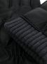 Moncler Handschoenen met geribbelde cuffs Zwart - Thumbnail 2