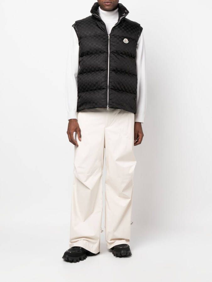 Moncler High waist broek Beige